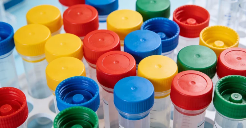 专业基因检测实验室内部工作场景