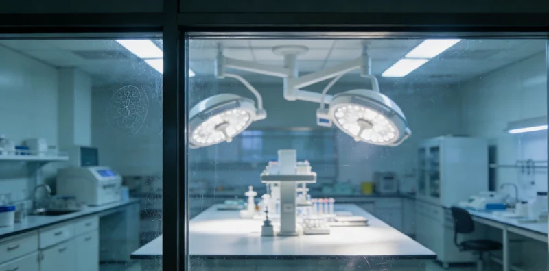 专业人士查看基因检测报告,以及