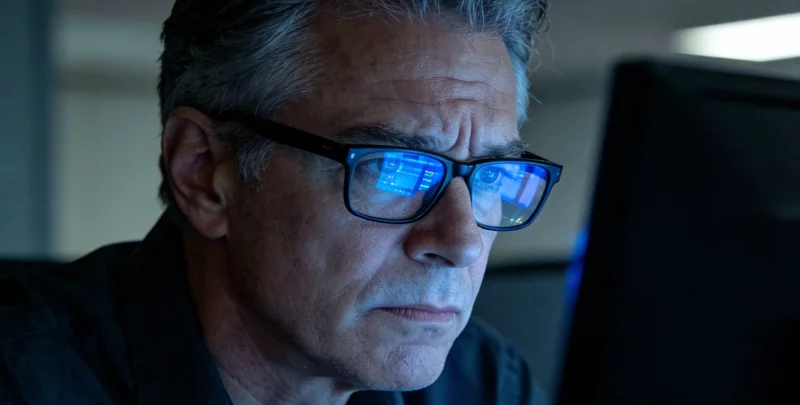 一位医生正在电脑前,为咨询者详