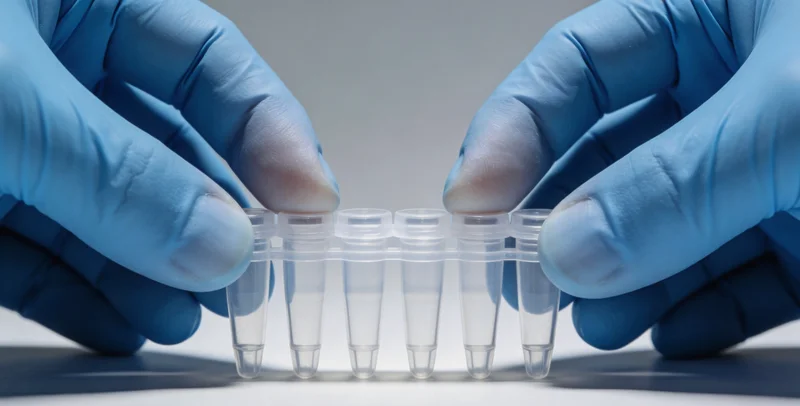 医生与患者讨论基因检测报告