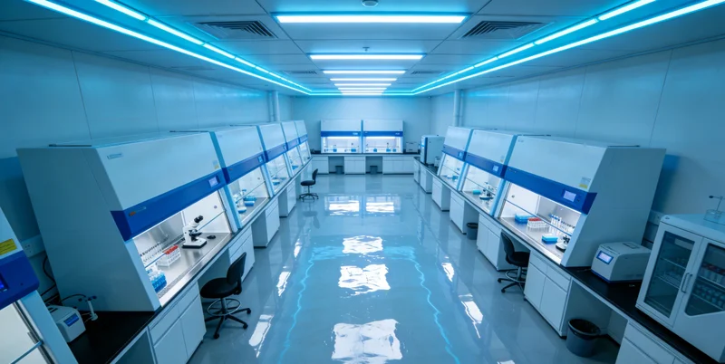 医生在查看肺部CT影像,旁边有