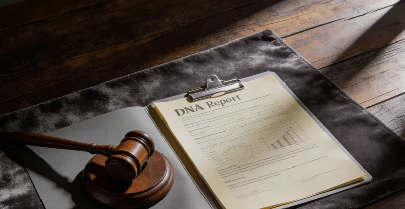 医生在诊室为患者详细解读基因检