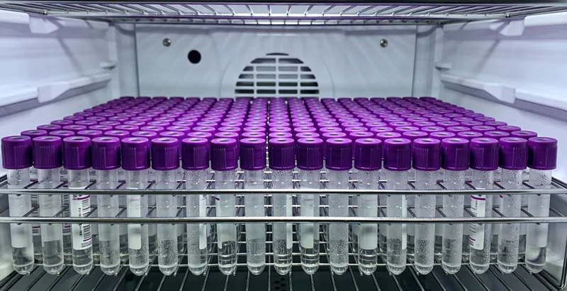 一双手捧着一株绿色萌芽,背景是