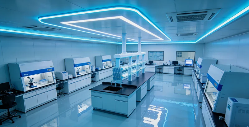 中年女性康复后微笑工作的场景,