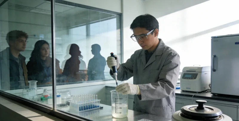 专业人员正在向患者讲解基因检测报告内容