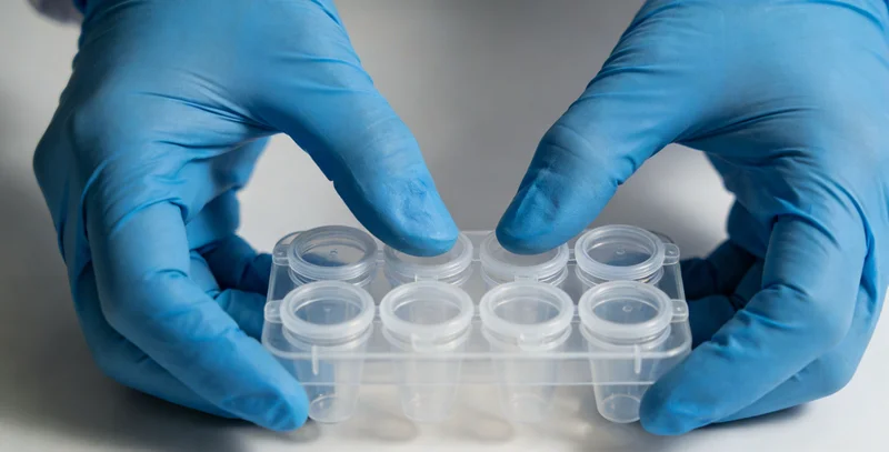 专业人士解读基因检测报告的示意图