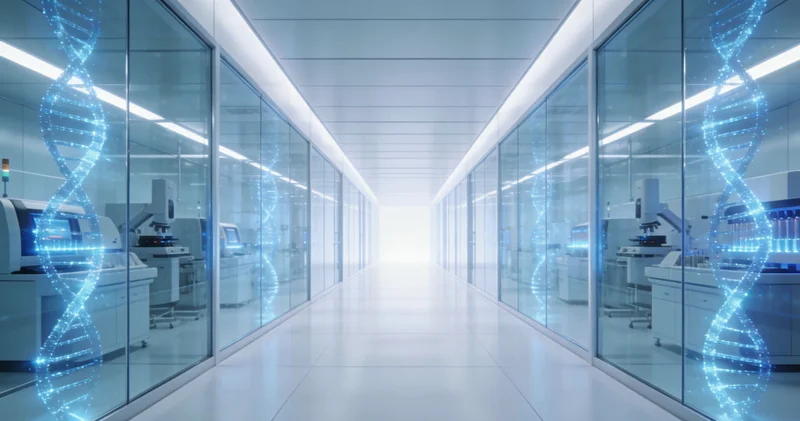 示意图展示从支气管镜取样到实验