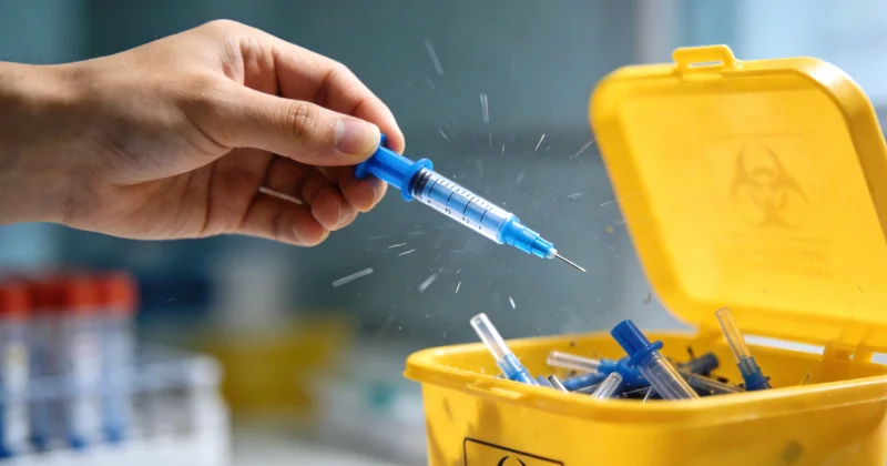 一位母亲在济宁某医院候诊区抱着