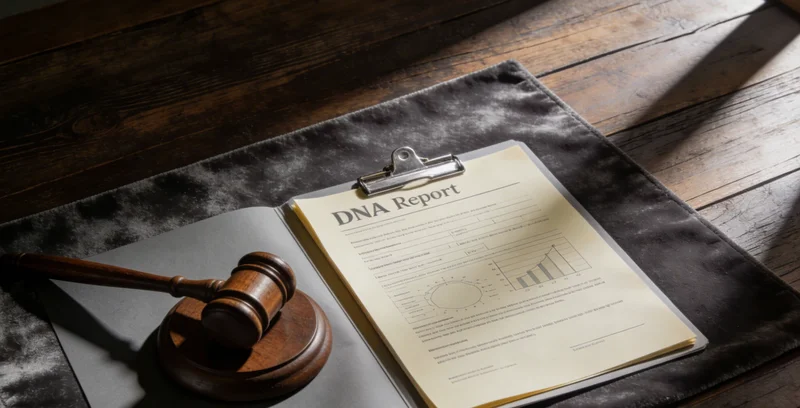 一个家庭围坐一起,查看并讨论一