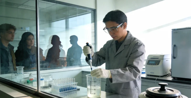 医生向患者讲解基因检测报告