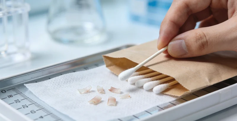 南昌某医院发热门诊内,家长带着