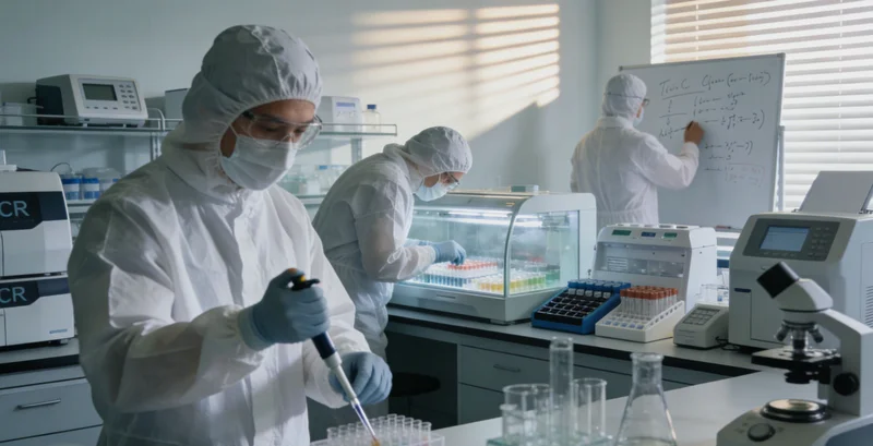 专业遗传咨询师正在为市民解读基因检测报告