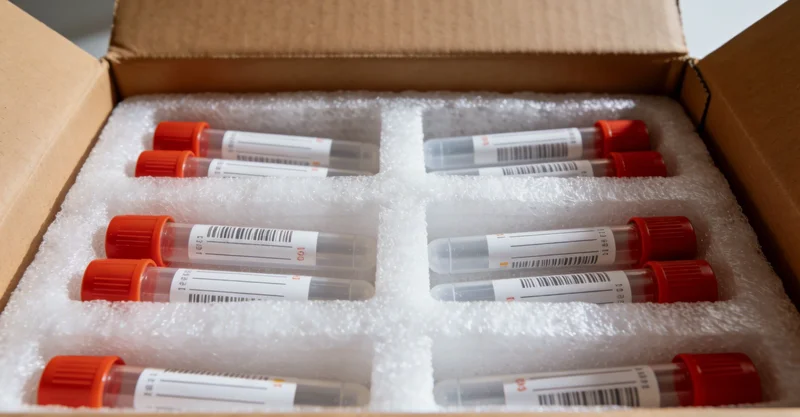 一位女性在丽江古城背景下,手持