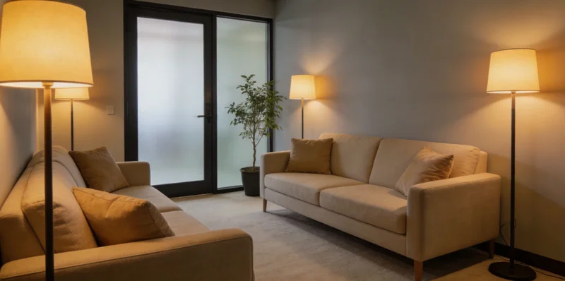 医生或健康顾问正在办公室内,与