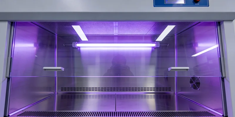 一把精致的钥匙插入一个象征病原