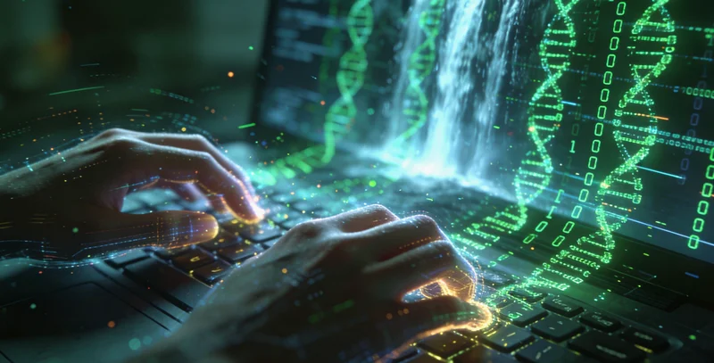 实验室技术人员正在操作高通量基