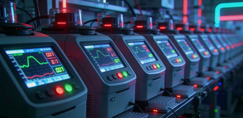 概念图:一个放大的RNA分子链