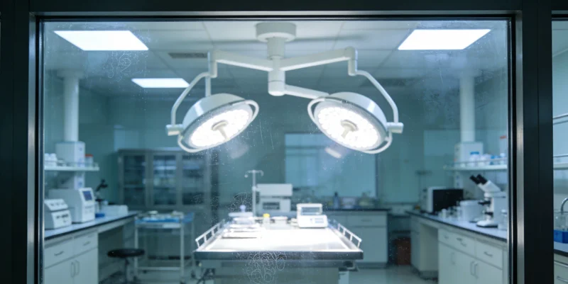 专业基因检测实验室工作场景