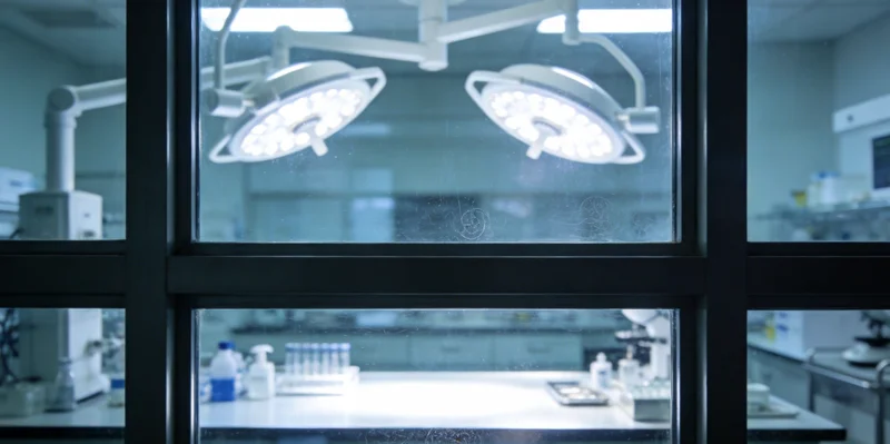 专业实验室内的精密检测仪器