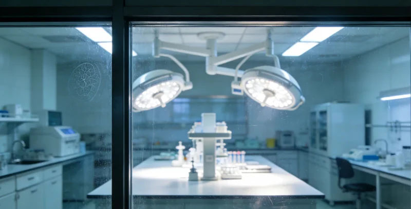 实验室专业人员正在进行基因检测