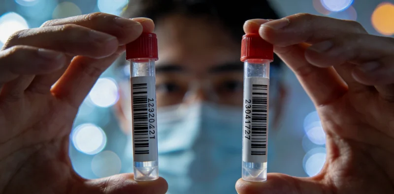 一位母亲正在家中悉心照顾躺在床