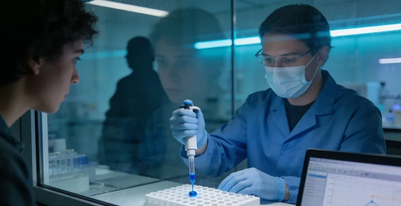 在社区健康宣传栏前,人们正在阅