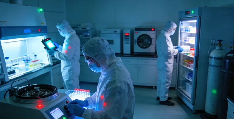 合规的临床基因检测实验室内部，