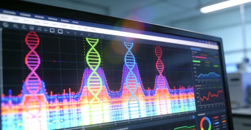 生信分析师在计算机前分析测序数