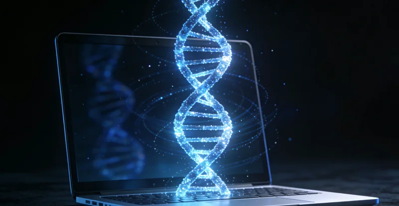 医生与患者讨论基因检测报告