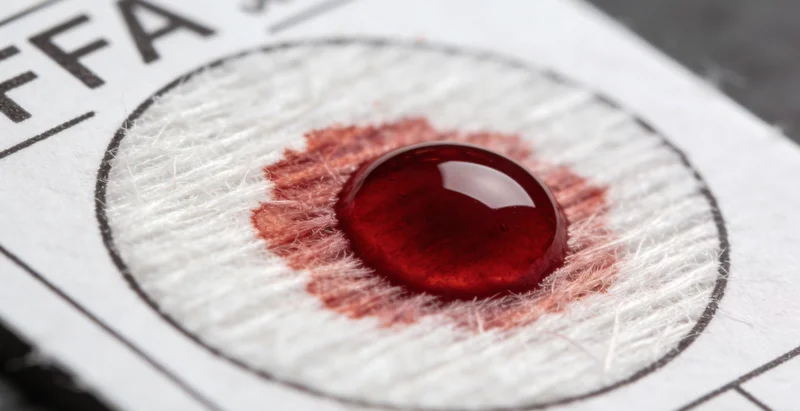 医护人员在生物安全柜内进行检测