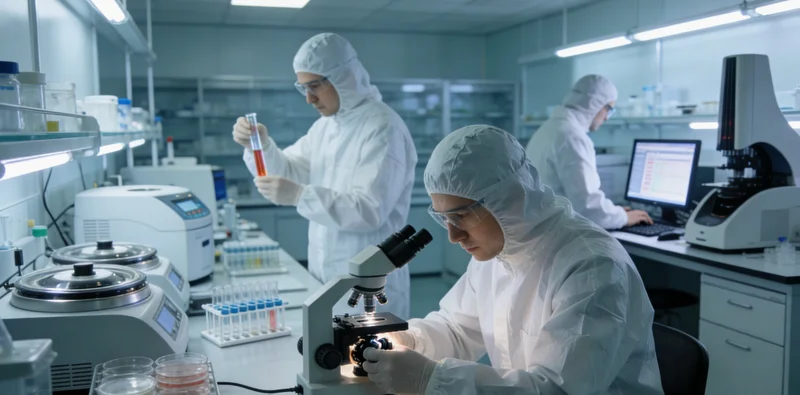 在阿克松某健康服务中心,专业人员正在为客户讲解基因检测报告