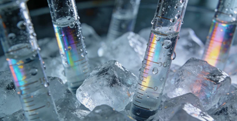 肺部影像图与抽象的真菌菌丝形态