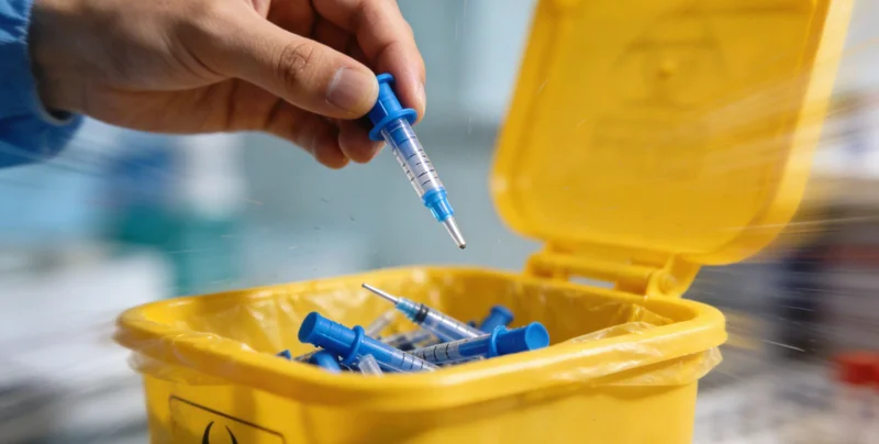 实验室技术人员正在进行基因测序