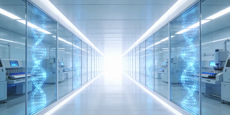 一个家庭拿着检测报告，正在与医