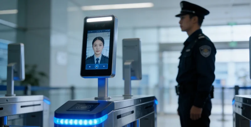 康复后的中老年人在户外轻松散步