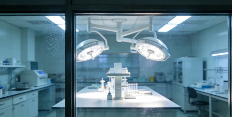 现代化医学实验室内部与不同检测