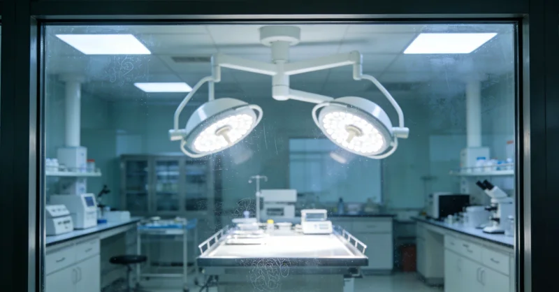 专业基因检测实验室内部工作场景