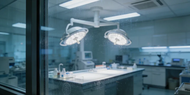 厦门医生在办公室内共同查看并讨