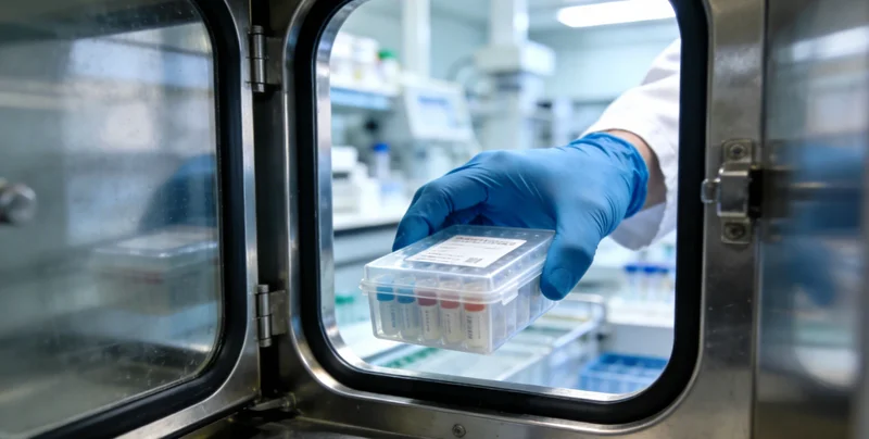 菏泽，专业医生在办公室内向患者解读基因检测报告内容