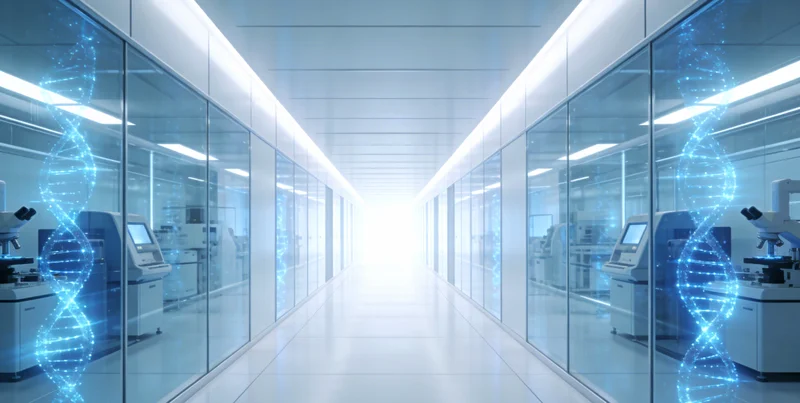 传统显微镜下观察粪便样本，对比