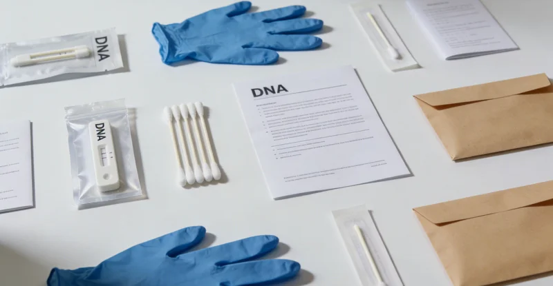 HPV居家自采样工具包展示，包