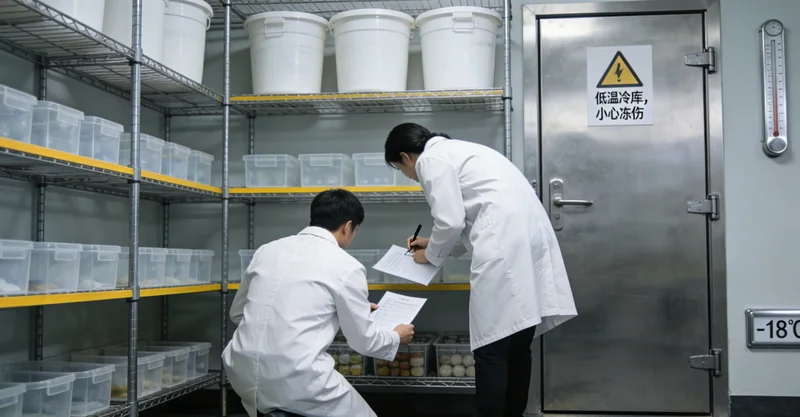 显微镜下的多种病原体形态，展示