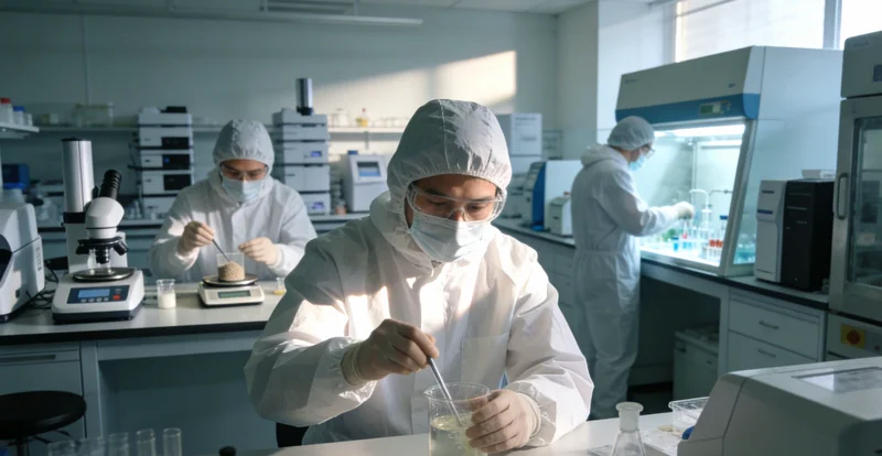 实验室内技术人员正在进行PCR