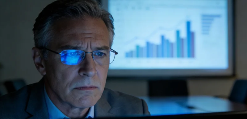 医生正在诊室与患者沟通病情,桌