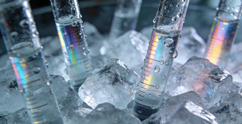 护士正在为患者采集咽拭子样本