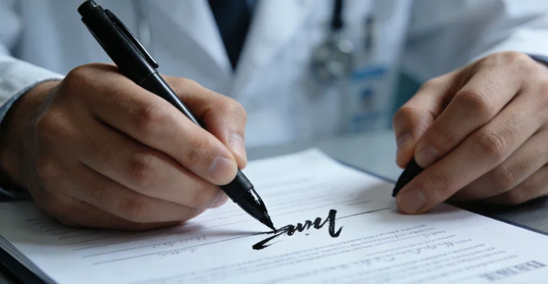 宜春市民在医院向医生咨询淋巴瘤相关问题的场景