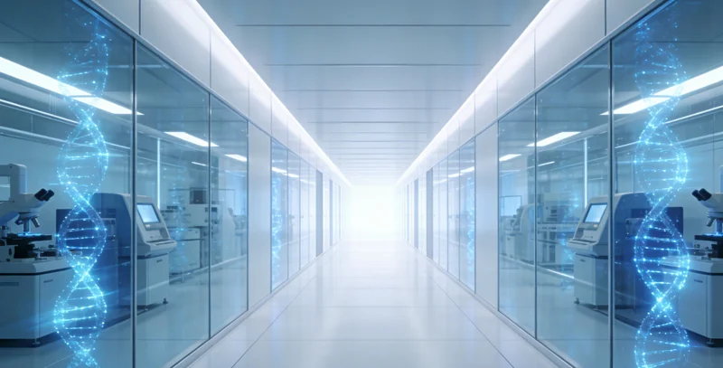 医生正在为患者解读基因检测报告