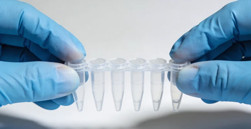 在乌海地标背景下,专业咨询师正在为客户讲解基因检测报告