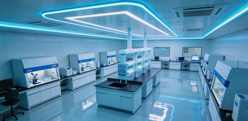 传统培养皿与现代化基因测序仪器