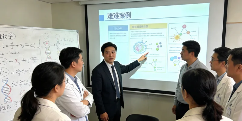 医护人员正在为患者进行呼吸道样